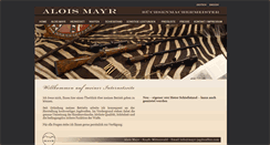 Desktop Screenshot of mayr-jagdwaffen.com